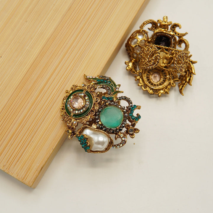 Turkish Mother Of Pearl Ring - tlmjewels