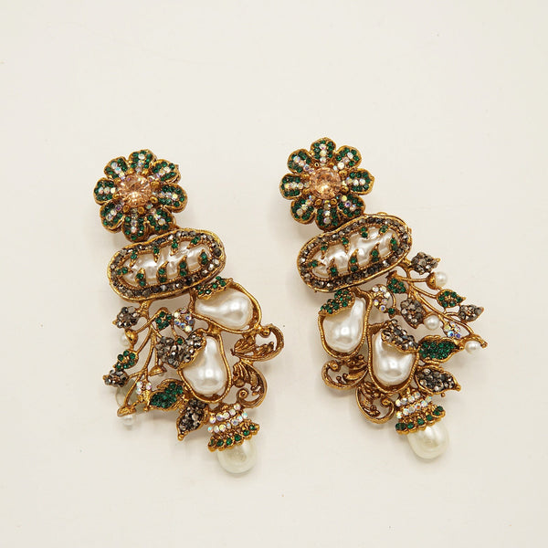 Turkish MotherOfPearls Desginer Earrings - tlmjewels
