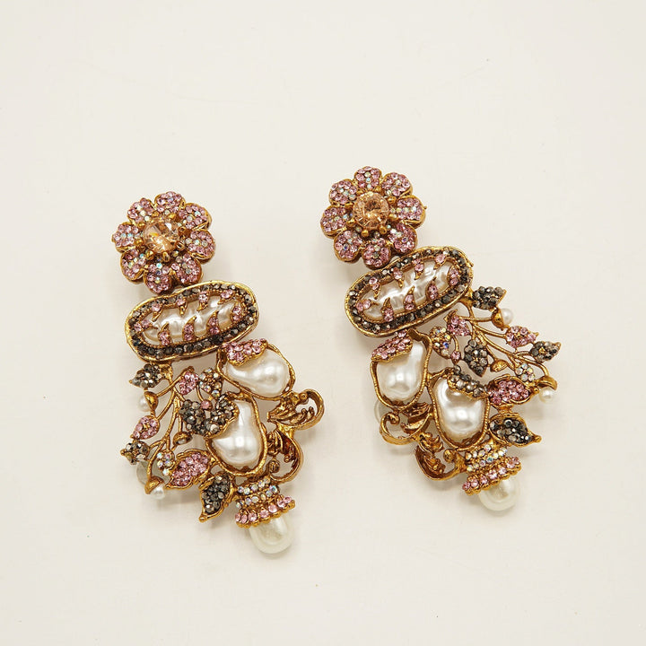 Turkish MotherOfPearls Desginer Earrings - tlmjewels