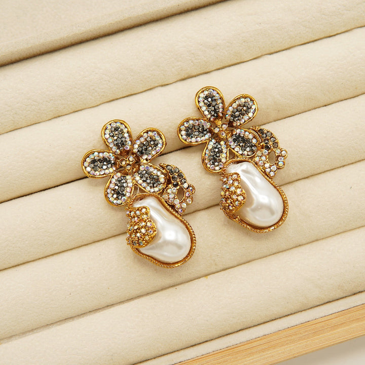 Turkish Royal Pearl Studs - tlmjewels