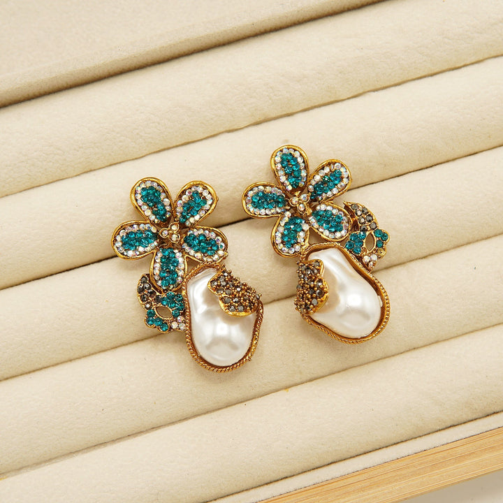 Turkish Royal Pearl Studs - tlmjewels