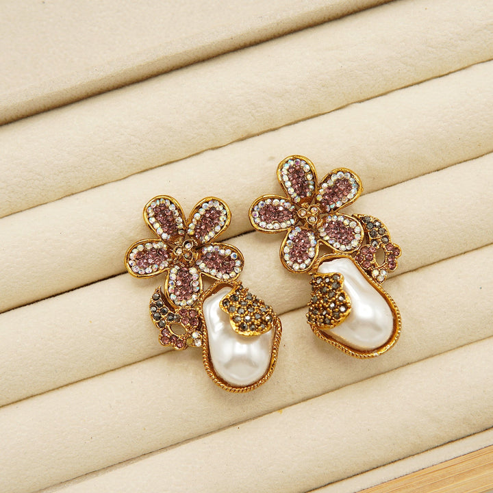 Turkish Royal Pearl Studs - tlmjewels