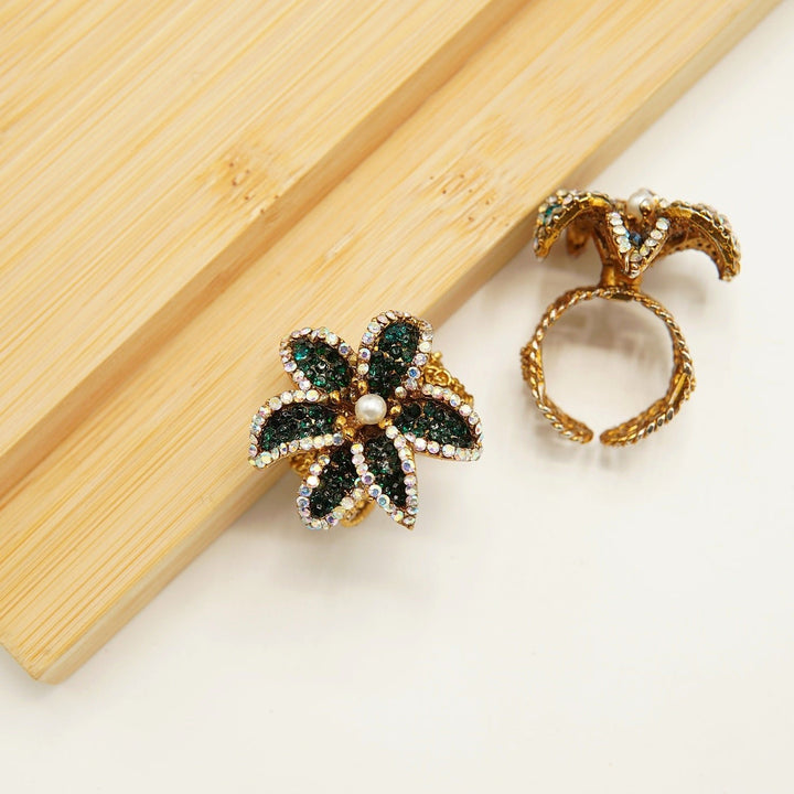 Turkish Stones Flower Ring - tlmjewels