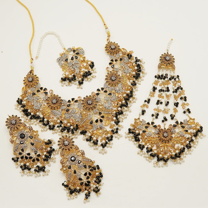 Two Tone Bride's Favourite Briddal Set - tlmjewels