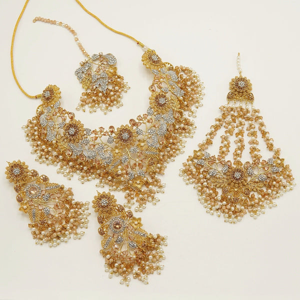Two Tone Bride's Favourite Briddal Set - tlmjewels