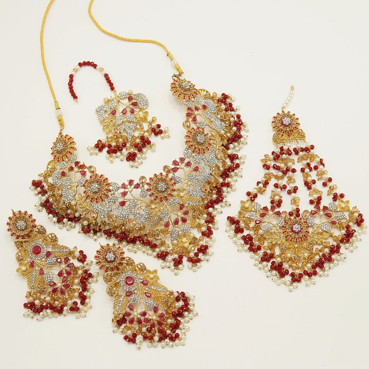 Two Tone Bride's Favourite Briddal Set - tlmjewels