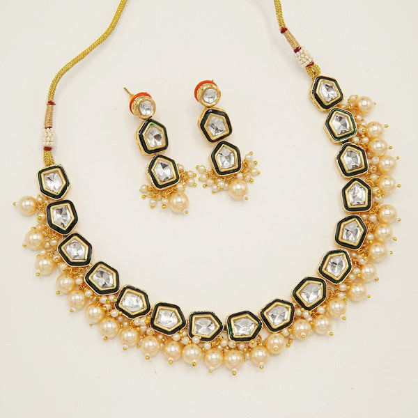 Uncut Kundan Necklace Set - tlmjewels