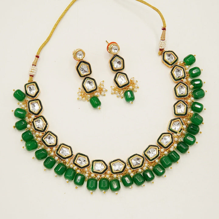 Uncut Kundan Necklace Set - tlmjewels