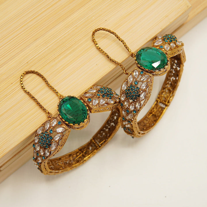 Victorian Doublets Turkish Kara Pair - tlmjewels