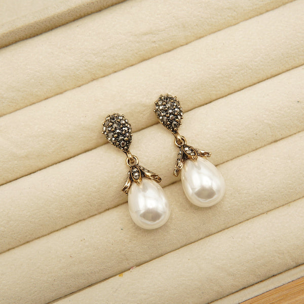 Vintage High Quality Pearl Earring - tlmjewels