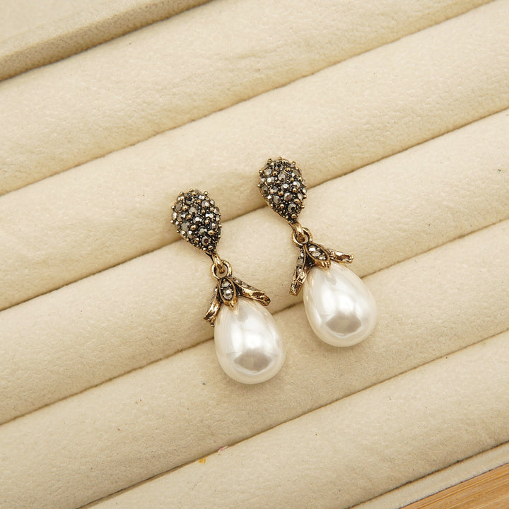 Vintage High Quality Pearl Earring - tlmjewels