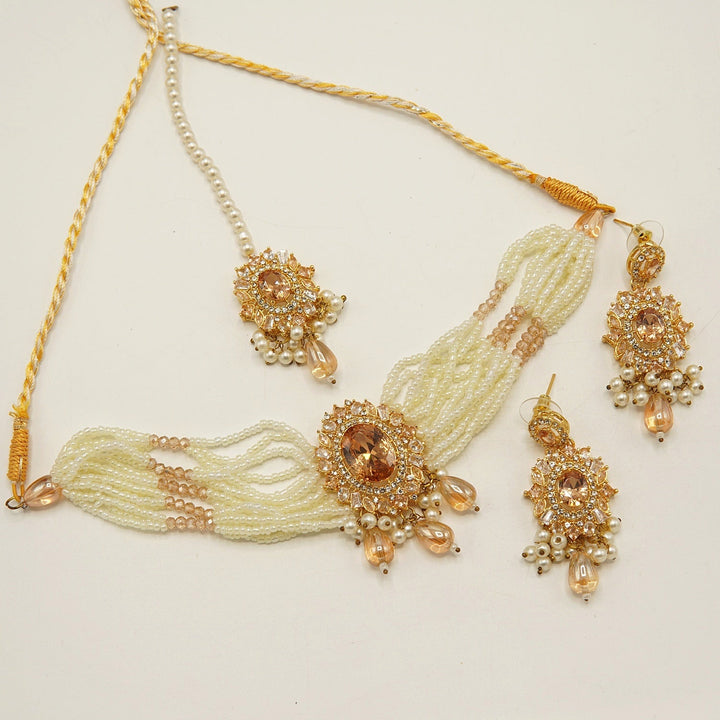 Zircone Tappers Choker Set - tlmjewels