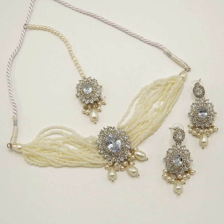 Zircone Tappers Choker Set - tlmjewels
