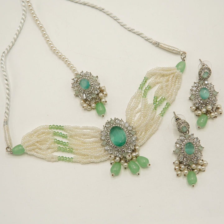 Zircone Tappers Choker Set - tlmjewels
