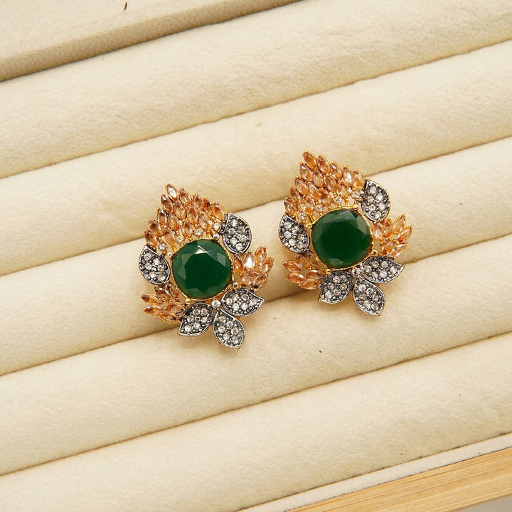 Zircones Diamond Medium Size Studs - tlmjewels