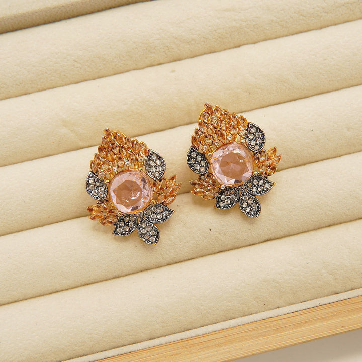 Zircones Diamond Medium Size Studs - tlmjewels