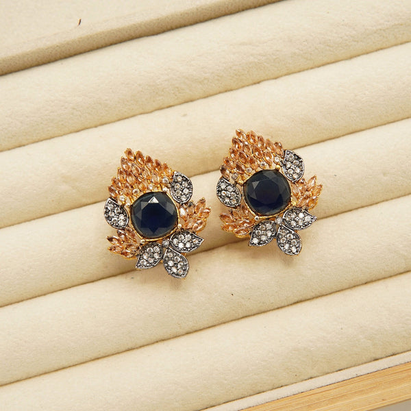 Zircones Diamond Medium Size Studs - tlmjewels