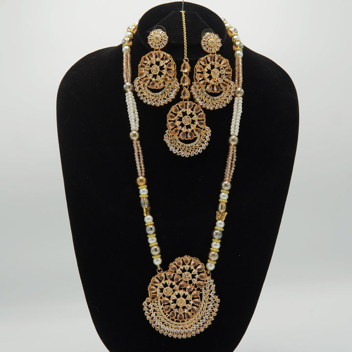 Zircones Gem Stone Mala Set - tlmjewels
