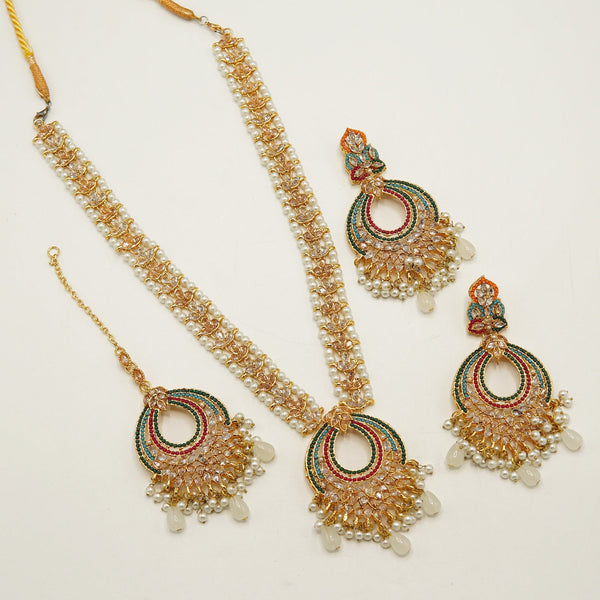 Zircones Nauratan Mala Set - tlmjewels