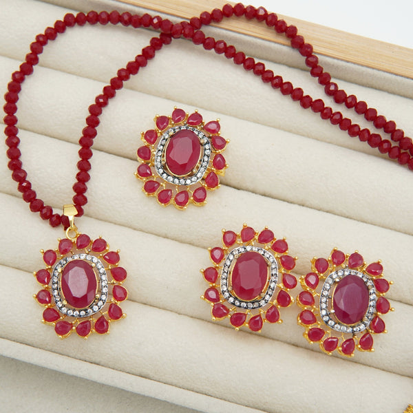 Zircones Party Wear Combo Set - tlmjewels