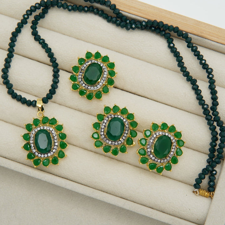 Zircones Party Wear Combo Set - tlmjewels