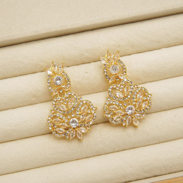 Zircones Party Wear Earrings - tlmjewels