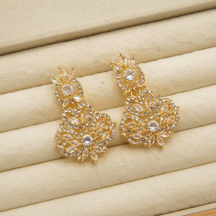 Zircones Party Wear Earrings - tlmjewels