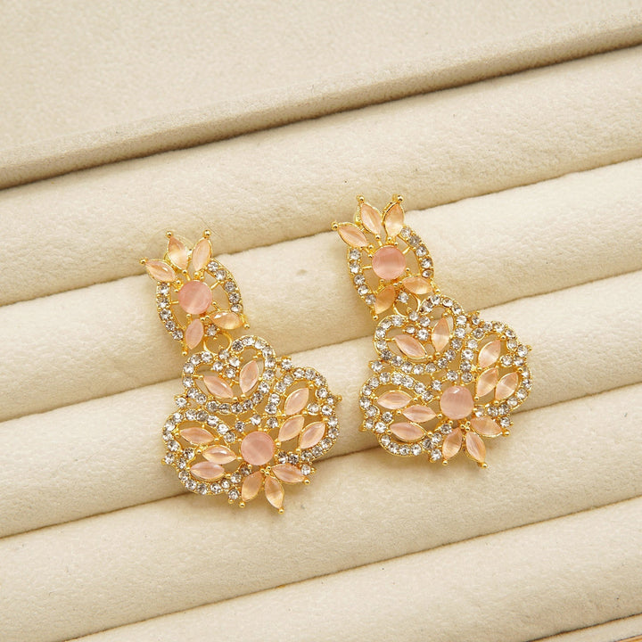 Zircones Party Wear Earrings - tlmjewels