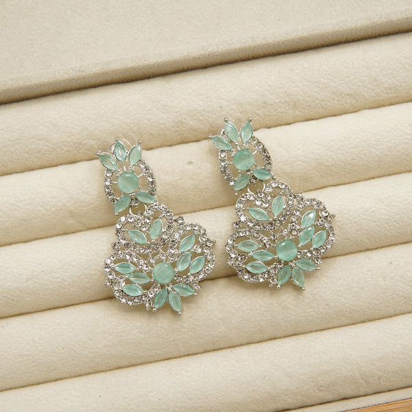 Zircones Party Wear Earrings - tlmjewels