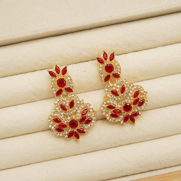 Zircones Party Wear Earrings - tlmjewels