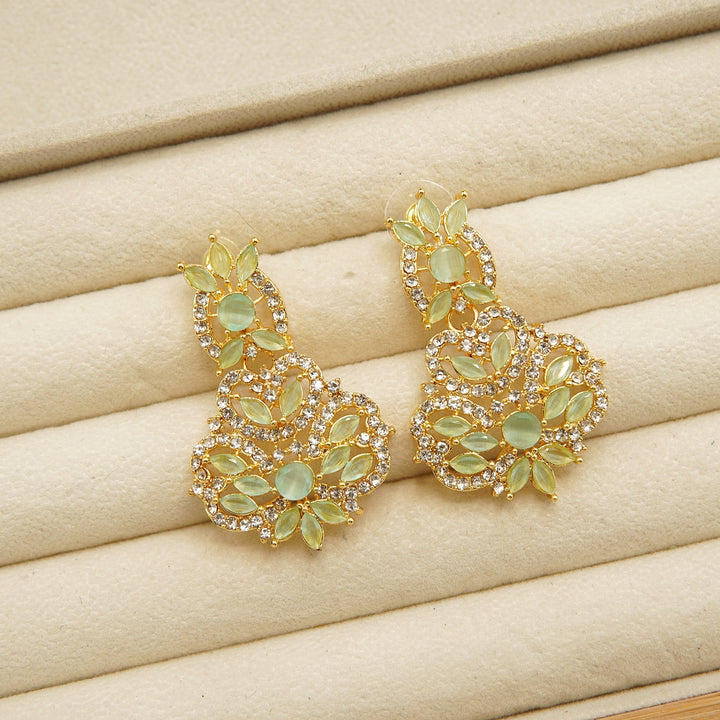 Zircones Party Wear Earrings - tlmjewels