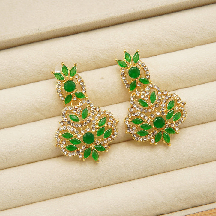 Zircones Party Wear Earrings - tlmjewels