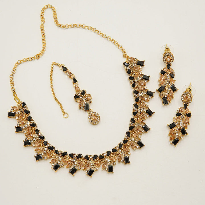 Zircones Party Wear Necklace Sets - tlmjewels