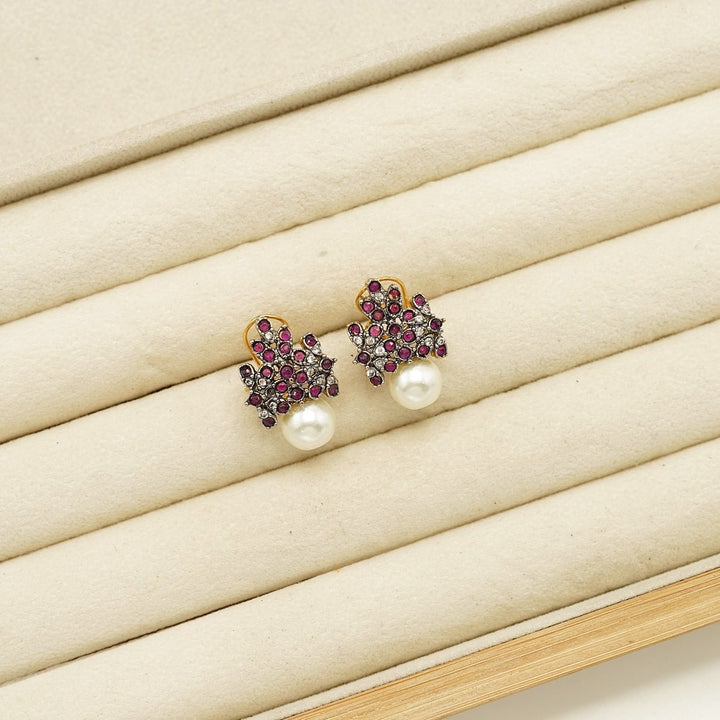 Zircones Pearls Mini Studs - tlmjewels