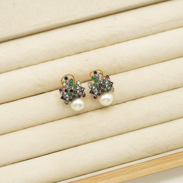 Zircones Pearls Mini Studs - tlmjewels