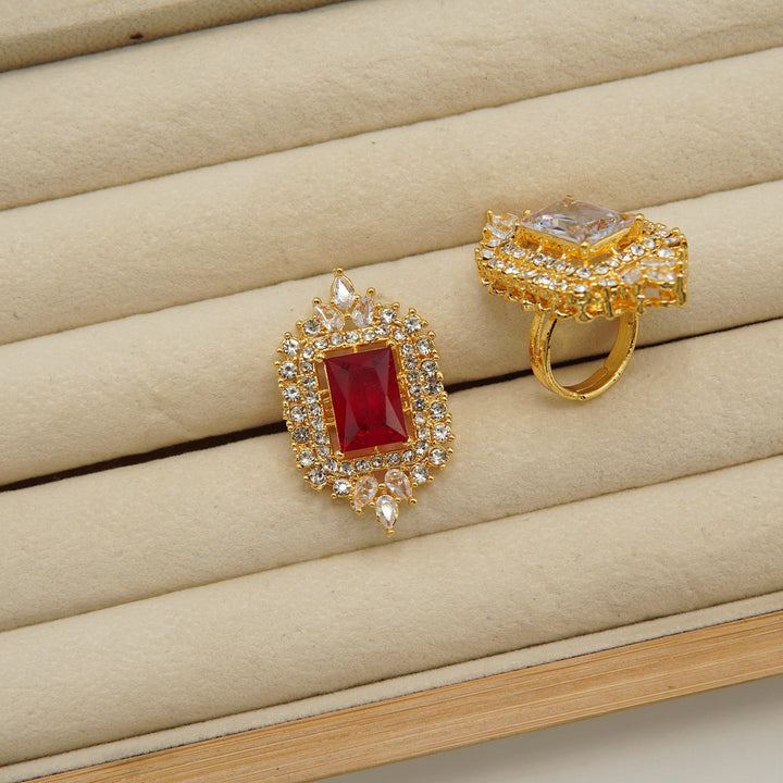 Zirconia Doublets Ring - tlmjewels