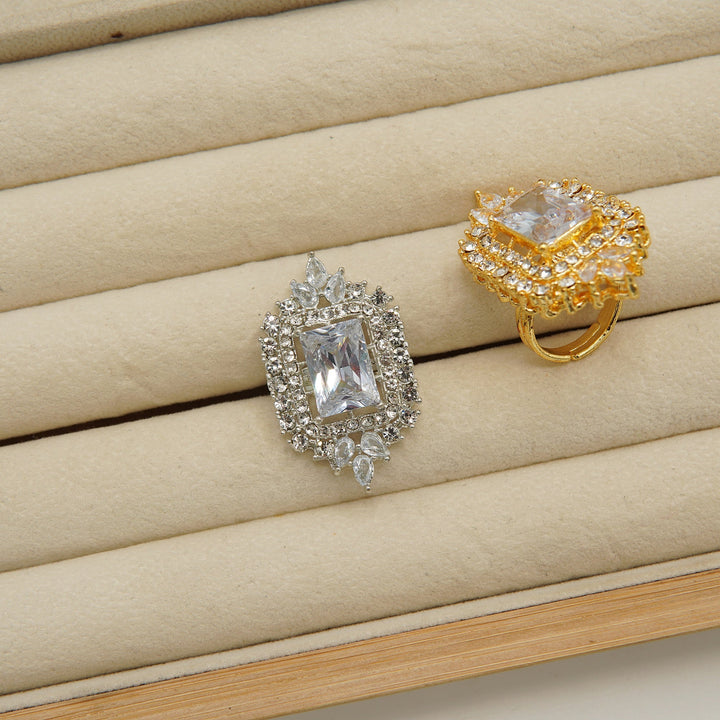 Zirconia Doublets Ring - tlmjewels