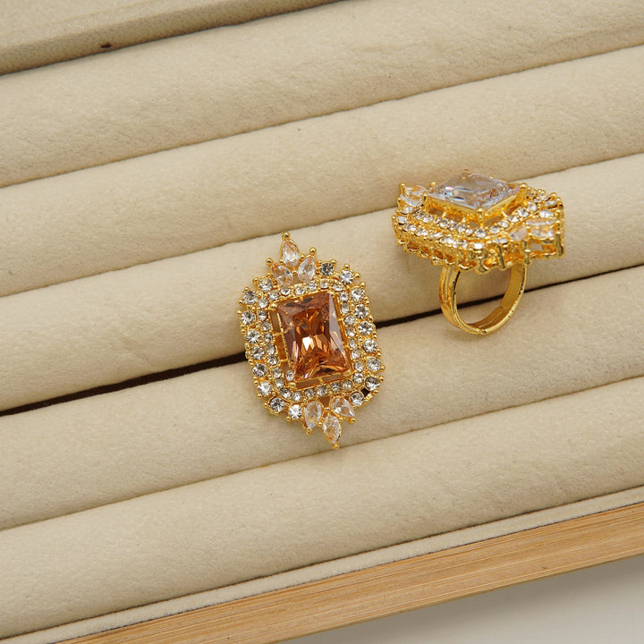 Zirconia Doublets Ring - tlmjewels