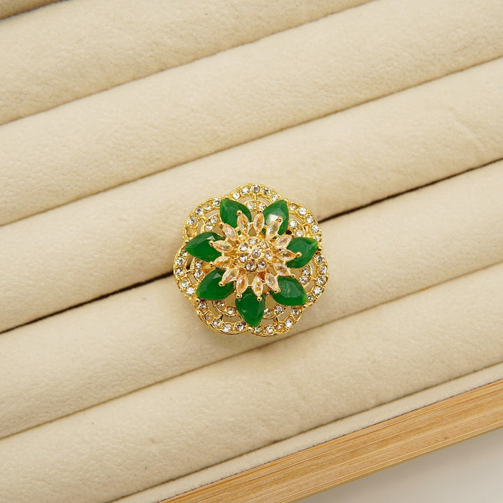 Zirconia Flower Ring - tlmjewels