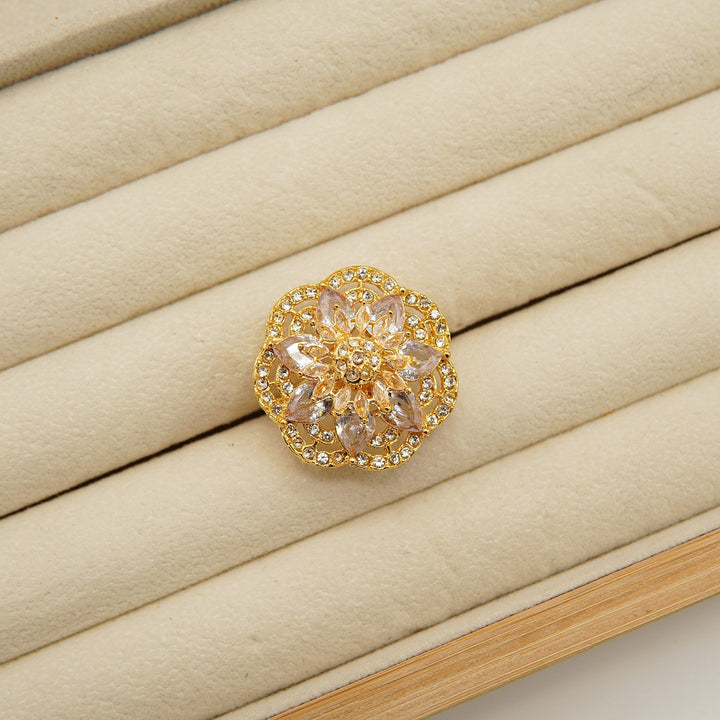 Zirconia Flower Ring - tlmjewels