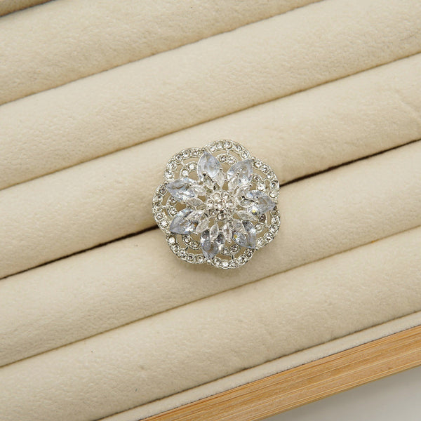Zirconia Flower Ring - tlmjewels