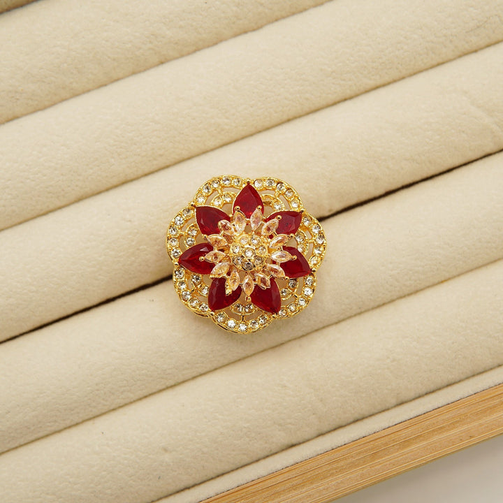 Zirconia Flower Ring - tlmjewels