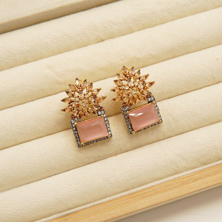 Zirconia GemStone Doublets Studs - tlmjewels
