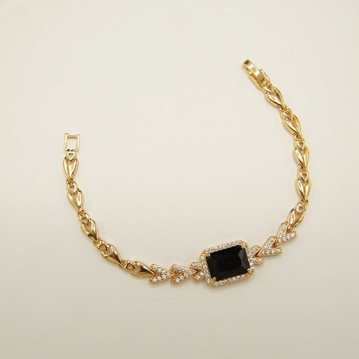 Zirconia Gold Doublets Bracelets - tlmjewels