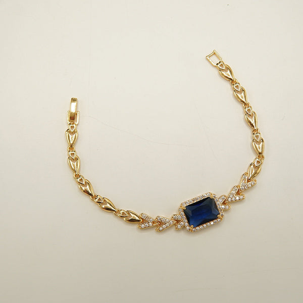 Zirconia Gold Doublets Bracelets - tlmjewels