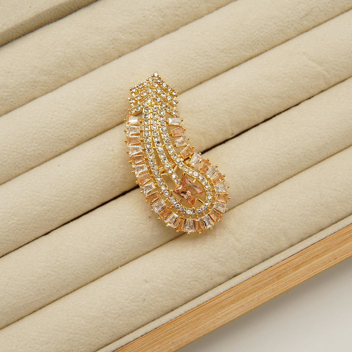 Zirconia Tappers Nail Look Ring - tlmjewels