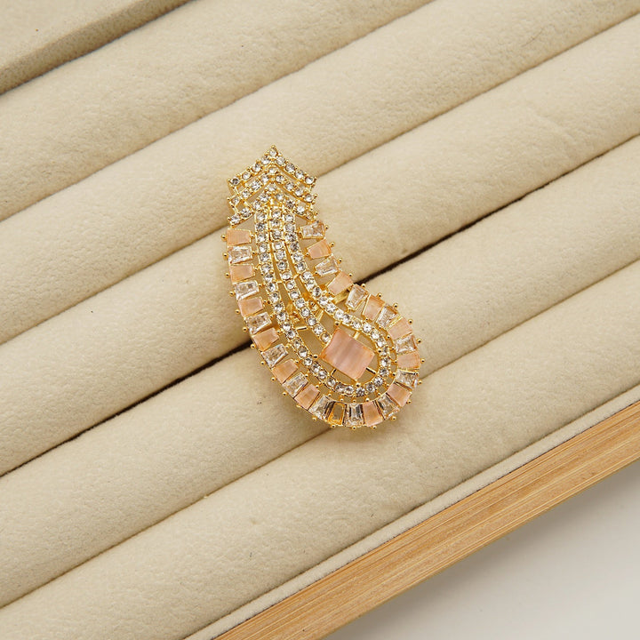 Zirconia Tappers Nail Look Ring - tlmjewels