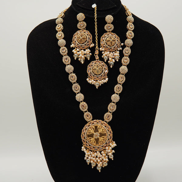 Zircons Gems Royal Mala set - tlmjewels