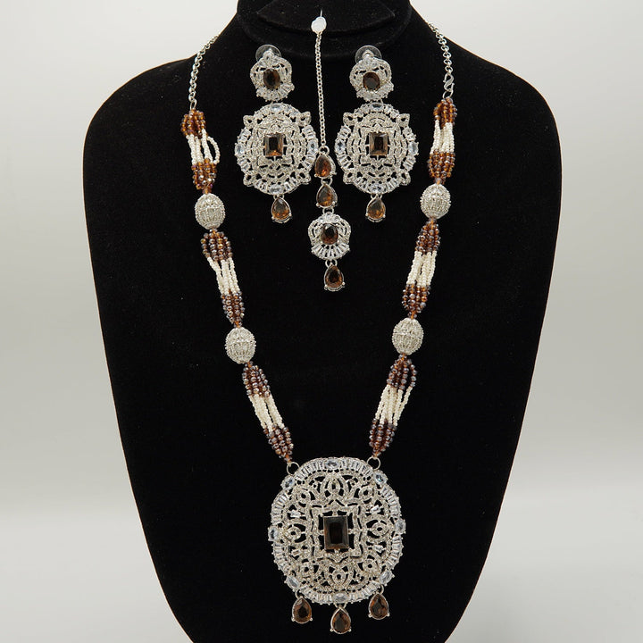 Zircons Tappers Precious Mala Set - tlmjewels