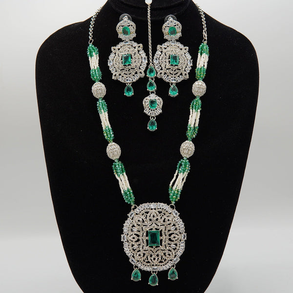 Zircons Tappers Precious Mala Set - tlmjewels